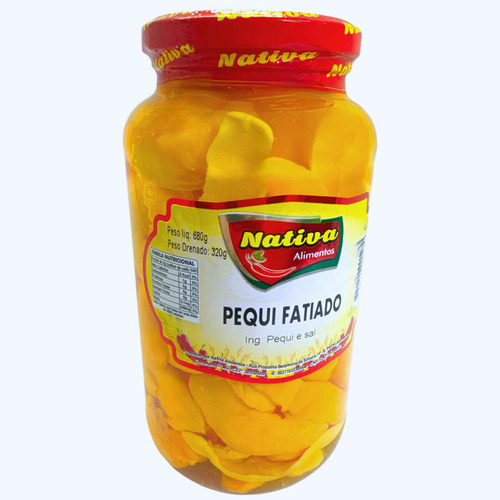 Pequi Fatiado Em Conserva 680g Nativa - O Sabor Do Cerrado