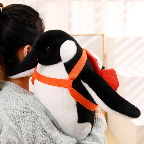Simulation Plushs Toys, Bonita Mochila Con Forma De Pingüino
