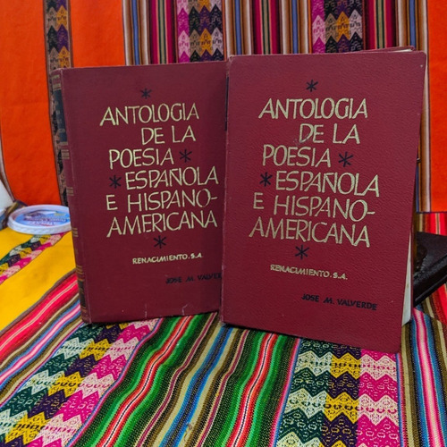 Antología De La Poesía Española E Hispanoamericana  Valverde
