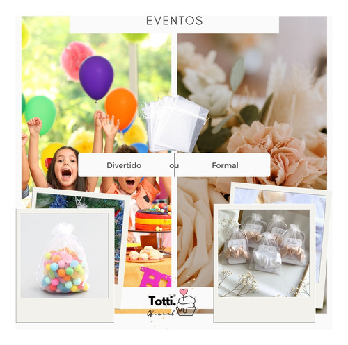 Kit 100un Saquinho Organza 9x12cm Branco Lembrancinha Tule