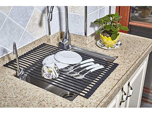 True & Tidy, Estante De Secado Enrollable Multiusos Sobre El