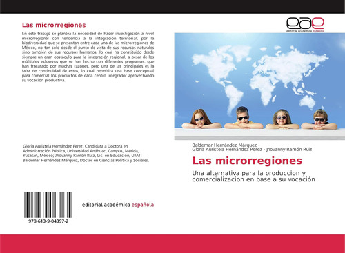 Libro: Las Microrregiones: Una Alternativa Produccio