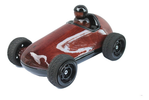 Carrinho De Madeira Maciça, Miniatura Formula 1, Decoração