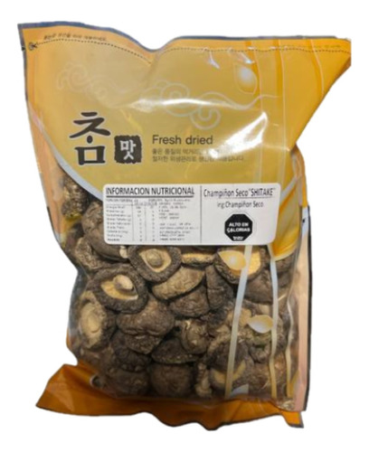 Shiitake Deshidratado 300 Gr Champiñón Seco Coreano