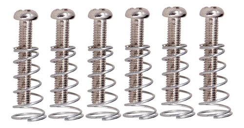 3x 6 Piezas Tornilos Muelle Cola Para Guitarra Eléctrica +