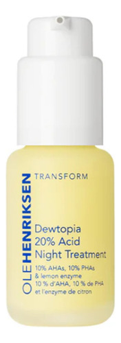 Olehenriksen Dewtopia Tratamiento Nocturno 20% Acid Aha Pha Momento De Aplicación Noche Tipo De Piel Mixta