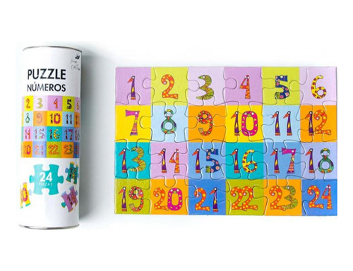 Puzzle Rompecabezas Números 40 Piezas Didáctico