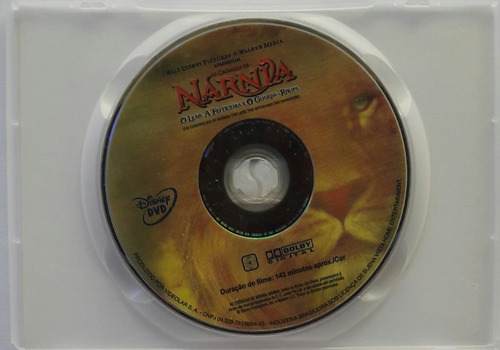 Dvd As Crônicas De Nárnia O Leão A Feiticeira O Guarda Roupa (Usado)