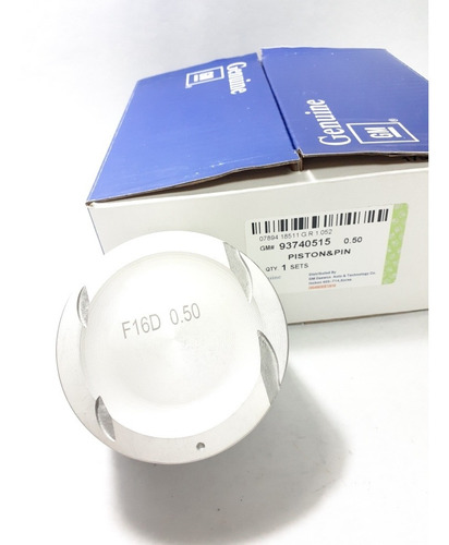 Juego Pistones Aveo Corsa 1.6 (0.20=0.50) Original Gm