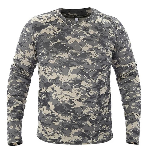 Camiseta Militar Fire Gear Camouflage Para Hombre, Camuflaje