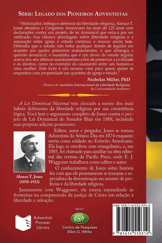 Livro: A Lei Dominical Nacional - Centro White