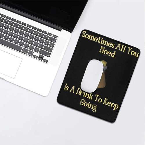 Mouse Pad Negro Bebida Runescape 30 Cm X 25 Cm