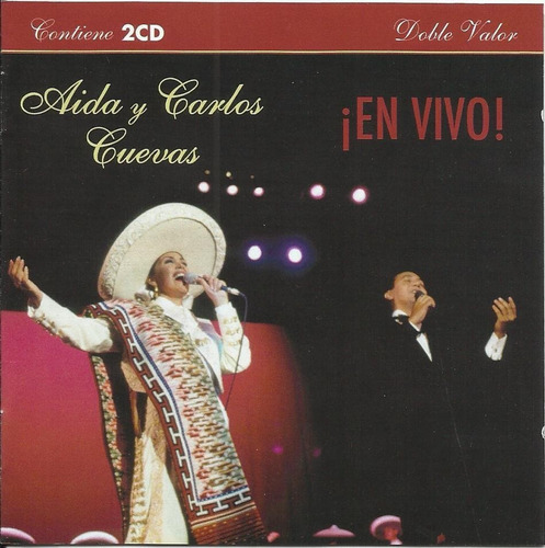 Aida Y Carlos Cuevas En Vivo | 2 Cds Música Nuevo