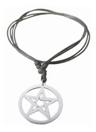 Dije De Metal Tetragramaton Collar Estrella Medallon