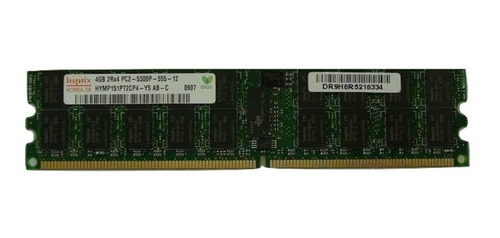 Memoria De Servidor 4 Gb Ddr2 Pc2-5300p Ecc Reg Workstation