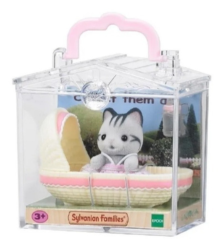 Sylvanian Families - Bebe Gato En Cunita Cristal - 5198sy