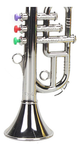 Mini Trompeta 3 Tonos Plata