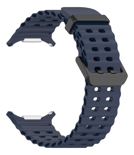 Pulseira Ondas Ltimports Para Galaxy Watch Ultra Lte Sm-l705 Cor Lt-azul-marinho