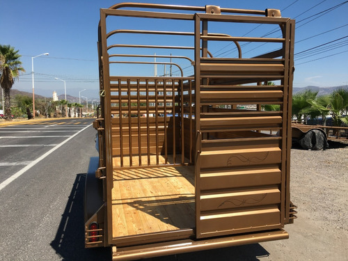 Remolque Jaula Ganadera Para Caballos, Becerros, Borregos