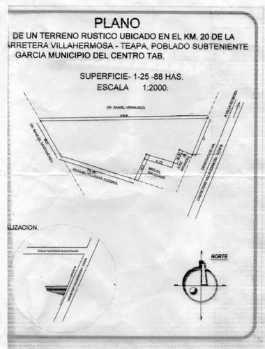 Terreno En Venta En Villahermosa-teapa Ideal Para Desarrollo Comercial
