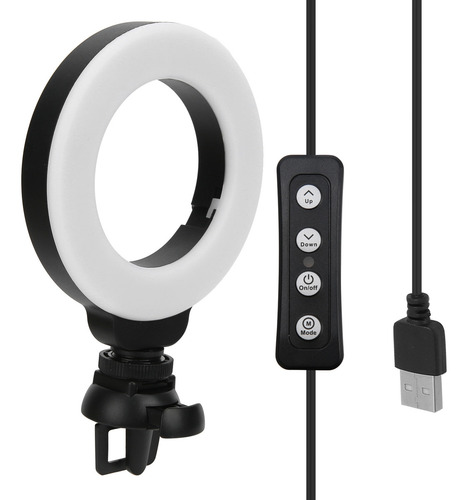 Clip De Llenado De Selfies Led Regulable De 4 Pulgadas Para