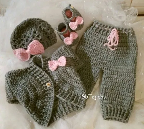 Conjunto Bebe Al Crochet | MercadoLibre