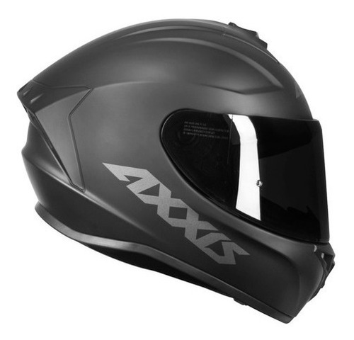 Imagem 6 de 9 de Capacete Axxis Draken Preto Fosco + Viseira Fume Cp7 54