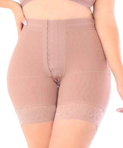 Panty Faja Short Control Alto Media Pierna Moldeador Fájate