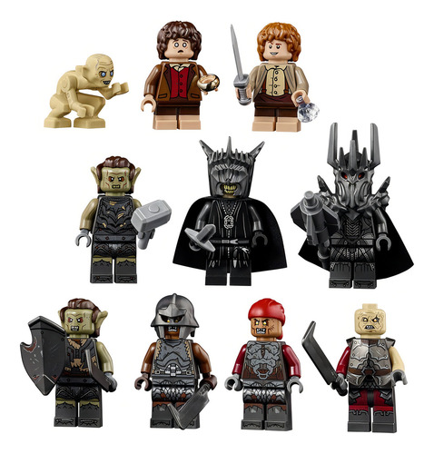 Set De Construcción Replica El Señor De Los Anillos Barad 5471 Gollum