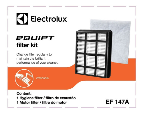 Kit De Filtros Para Aspiradora Eqp02-eqp20 Electrolux Ef147a