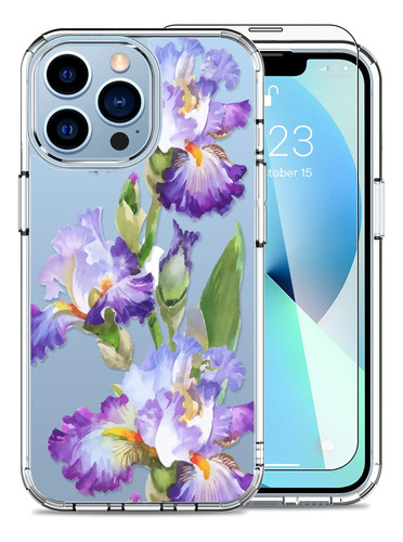 Funda Luhouri Case Para iPhone 13 Pro-flor Flor Lirio