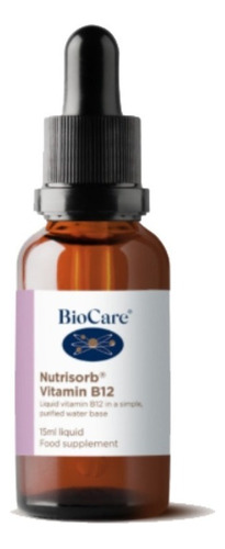Vitaminas - Nutrisorb B12 15ml Biocare Sabor Sin Sabor