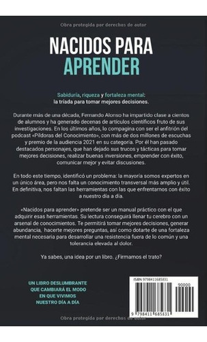 Nacidos Para Aprender - Alonso Martin, Fernando, de Alonso Martín, Fernando. Editorial Independently Published en español