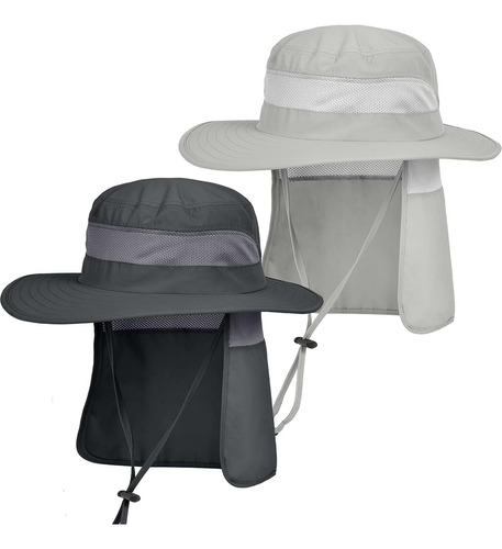 Iyebrao Paquete De 2 Sombreros De Protección Solar Para Homb