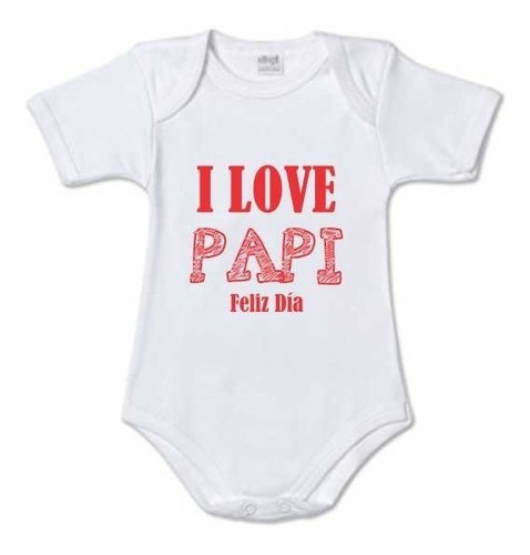 Body I Love Papa Personalzado