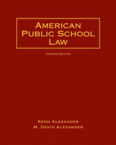 Book : American Public School Law - Alexander, Kern