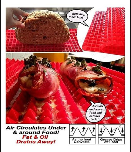 Esterilla Para Cocinar Saludable En Forma De Pirámide De Ban