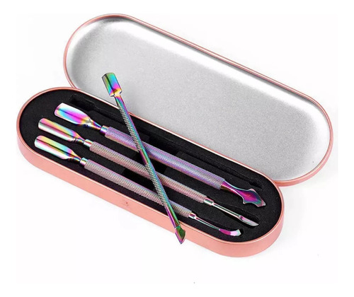 Paquete De 4 Cortaúñas Multiusos Para Empujar Cutículas.