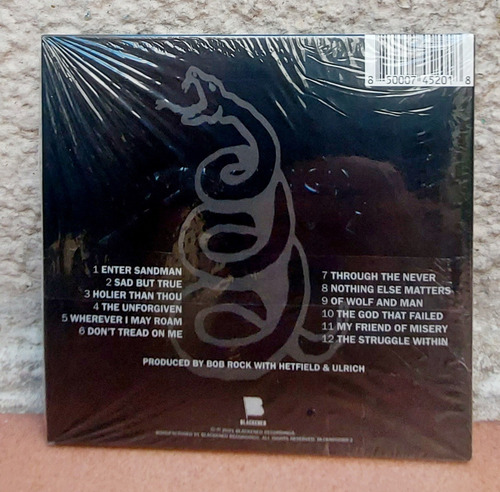 Imagen 2 de 3 de Metallica - Black Album (edición Usa Remasterizada.) Cd
