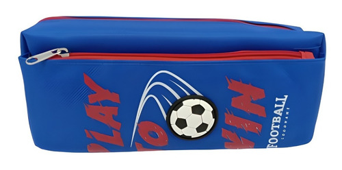 Cartuchera Masculina 2 Bolsillos Futbol Oe-2167