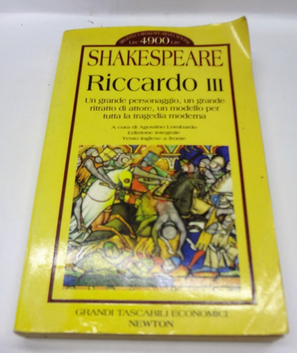 Ricardo Iii- Shakespeare En Inglés Y Paralelo En Italiano