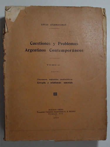 Cuestiones Y Problemas Argentinos Contemporaneos Tomo 1 - Ay