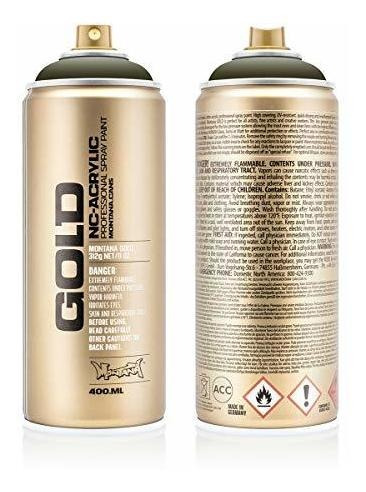 Art Paint - Pintura En Aerosol Montana Cans Gold, 400 Ml, Na