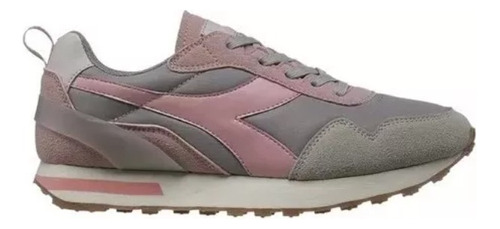 Zapatillas Diadora Bellagio Gris/rosa Abc Dep