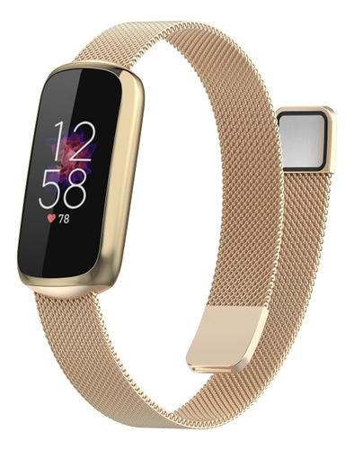For Fitbit Luxe Special Edition Metal Watchband