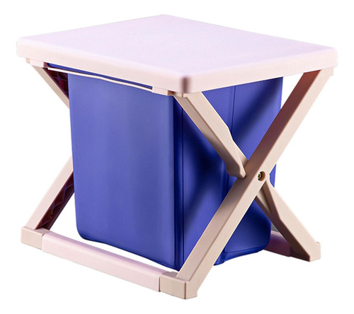 Asiento De Inodoro Portátil, Inodoro De Cubo Rosa Claro