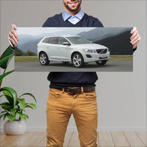 Cuadro 30x80cm Auto 2009 Volvo Xc60 R Design Jp 286