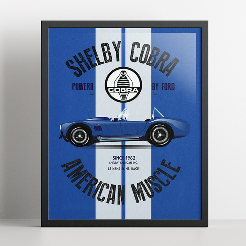 Cuadro 40x50 / Automovilismo / Shelby Cobra