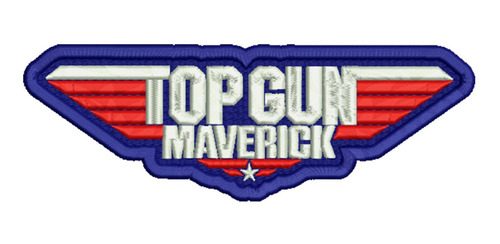859-25 Top Gun Maverick Símbolo Parche Bordado