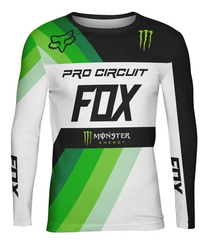 Playera Manga Larga Sublimada Jersey Motociclismo Deporte Cuotas